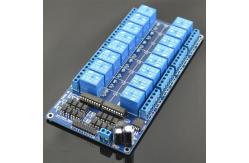 China 16 Channel Relay Module For Arduino 12v LM2576 Relay Plate With Optocoupler supplier