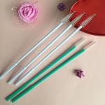 19.5cm Disposable Cytology Brush , Plastic Handle Nylon Endocervical Broom for sale