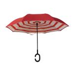 SGS Custom Pongee Fabric Double Layer Reverse Inverted Umbrella for sale