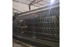 China Anti Rust Galfan Hexagonal Gabion Baskets 1mx1m For Flood Control Retaining Wall supplier