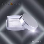Empty makeup jars PETG cosmetic jars 5g 15g 30g 50g 80g 100g SR-2387 for sale