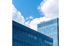 China 8mm Coated Translucent Curtain Wall Sound Insulation With Low E Glass supplier
