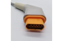 China 30cm Draeger Compatible IBP Cable 10 Pin Connector Pressure Transducer supplier