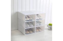 China Moistureproof Shoes Storage Organizer , Detachable Stackable Plastic Shoe Storage supplier
