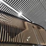 Suspended Aluminium Metal Ceilings U-Shape Aluminum Baffle Ceiling For Interior Decoration for sale