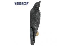 China Weatherproof Crow Bird Metal Wall Art Smooth Texture supplier