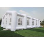 Customized Outdoor Inflatable Marquee Tent Camping Cube Tent Party Event Wedding Tent With LED Light for sale