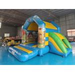 Commercial Kids Inflatable Jumping Castle With Slide Farm Theme Inflatable Bouncy House Combo For Outdoor Indoor for sale