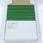 Green Twin Ring Nylon Twin Loop Wire Binding 3:1 Electroplated for sale