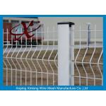 Galvanized Steel Security Outdoor Welded Wire Mesh Fence 1.8m Height for sale
