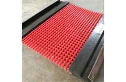 China Wire Vibrating Mesh Pu Screen Panel Fully Welded Square Or Rectangular supplier