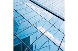 China 8mm Coated Translucent Curtain Wall Sound Insulation With Low E Glass supplier