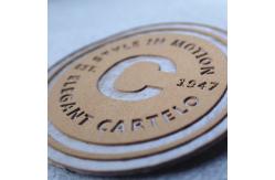 China Garment Embossed Leather Patches supplier