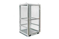 China W1060 * D1060 * H1800 Grey Wire Mesh Security Cage For Cylinder supplier