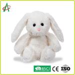 CE Custom White Bunny Stuffed Toy 10 Inches For Babies for sale
