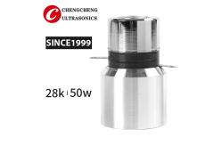 China Aluminum 50w 28k Pzt Ultrasonic Transducer For Cleaning Tank supplier