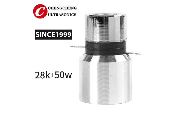 Aluminum 50w 28k Pzt Ultrasonic Transducer For Cleaning Tank