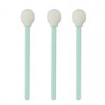 50Pcs Ink Absorbency Round Printhead Dry Foam Cleaning Swabs 5 Inch for sale