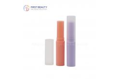 China Plastic Lip Balm Empty Lipstick Tube Customized Snap On supplier