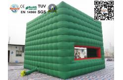 China Green Cube Inflatable Cube Tent / Inflatable Marquee Tent For Advertising supplier