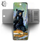 CMYK Color Custom Bookmark With Tassel And Animal Picture 5.8X15.5CM for sale
