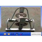 12KN Rated Load 150mm Cable Pulling Pulley , Aluminum Wheel Cable Roller Guide for sale