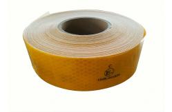 China 0.05*45.72m  Reflective Adhesive Tape  , High Intensity Reflective Conspicuity Tape White supplier