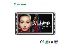 China Wall Mounted 10.1 Inch Open Frame LCD Display Digital Signage supplier