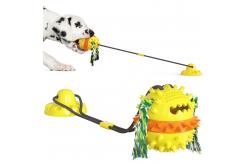 China Slow Feeder Interactive Pet Toys Water Floating Dog Teeth Brushing Toy supplier