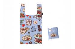 China REPT 210D Polyester Reusable Shopping Bags Portable Durable Folding supplier