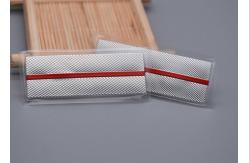 China TPU Two Colour Debossed Logo Heat Transfer Labels For Garments supplier