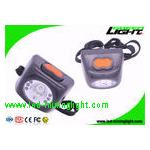 220g LED Mining Headlamp 8000lux Brightness For Fire Fighting / Overhauling