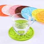 20g Round Silicone Kitchen Product Silicone Coaster Pad for sale