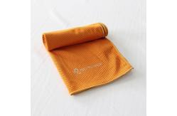 China Summer Custom Instant Cooling Refreshing Sports Ice Cool Towel With Silicone Case supplier