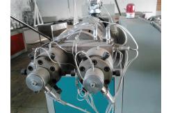 China PVC Twin Pipe Extruder , Plastic Pipe Extrusion Line / Machinery supplier