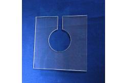 China Coustomization Transparent Uv Fused Silica Sheet Plate For Uvc Led Lamp supplier