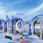 Flame Retardant Glamping Bubble Tent Individual Bubble Tent For Leisure Facilities for sale