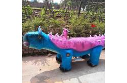 China Remote Control Animatronic Dinosaur Ride Windproof For Theme Park supplier