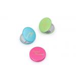 Macaron Promotional Cosmetic Pocket Mirror PU Compact Handbag Mirrors for sale
