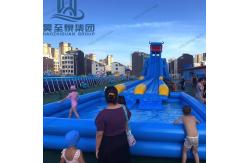 China Commercial Grade Inflatable Water Slide And Pool With Bouncy House Inflatable Water Slide supplier
