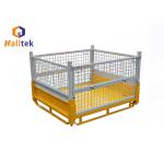 Industrial Metal Wire Mesh Warehouse Stackable Steel Pallets for sale