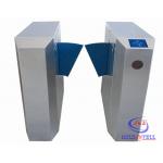 Waist Height Stainless Steel Bidirectional Flap Barrier Gate , RFID Car Automatic Flap Barrier