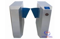 China Waist Height Stainless Steel Bidirectional Flap Barrier Gate , RFID Car Automatic Flap Barrier supplier