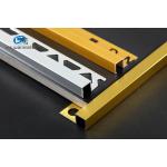 Anodized Aluminium Edge Trim Profiles With Hole Punched 0.7-2mm Thickness