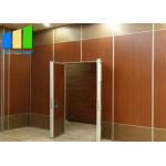 Customized Aluminum Melamine Folding Removable Partition Walls For Hotel for sale