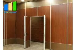 China Customized Aluminum Melamine Folding Removable Partition Walls For Hotel supplier