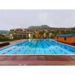 Outdoor Thermal Insulation Training Swimming Pool Prefabricated Above Ground Racing Swimming Pool