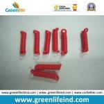 Small Cord Short Length Solid Red Sprial Key Cords for sale