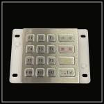 Metal Stainless Steel Keyboard Numeric 4x4 Matrix Keypad Waterproof IP65 for sale