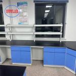 Customizable Chemistry Lab Furniture With Installation Steel  Storage Function Export Plywood Packaging for sale
